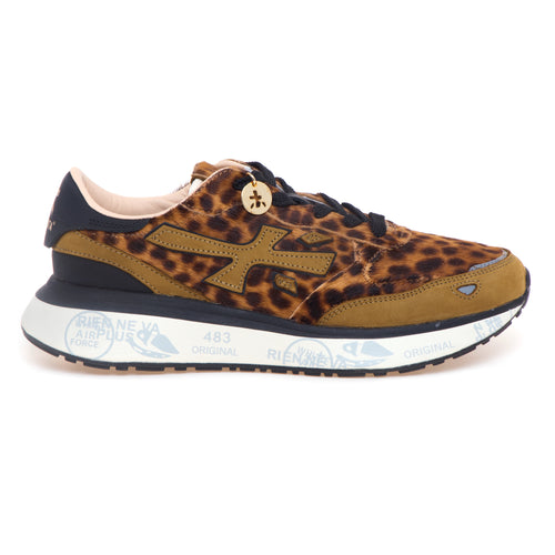 Sneaker Premiata Lauryn in cavallino maculato.