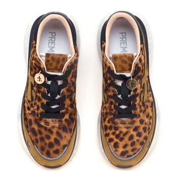 Sneaker Premiata Lauryn in cavallino maculato. - 5