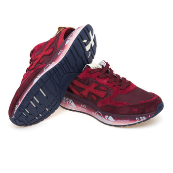 Sneaker Premiata Lauryn in camoscio e tessuto tecnico - 4