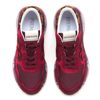 Sneaker Premiata Lauryn in camoscio e tessuto tecnico - 5