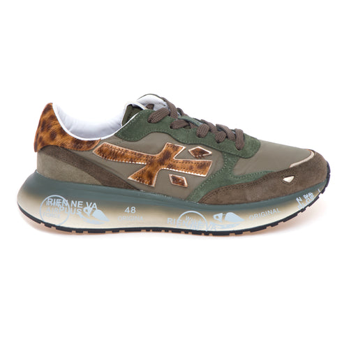 Sneaker Premiata Lauryn un pelle e camoscio