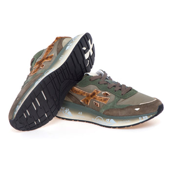 Sneaker Premiata Lauryn un pelle e camoscio - 4
