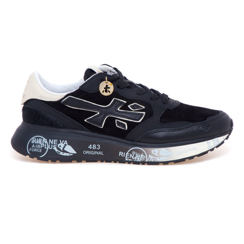 Sneaker Premiata Lauryn in camoscio e pelle