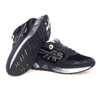 Sneaker Premiata Lauryn in camoscio e pelle - 4
