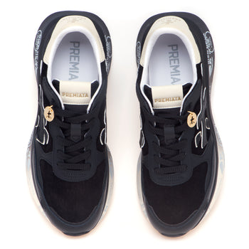 Sneaker Premiata Lauryn in camoscio e pelle - 5
