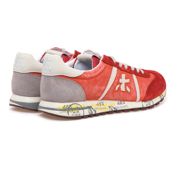 Sneaker Premiata Lucy in camoscio e tessuto delavè - 3