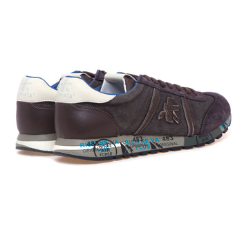 Sneaker Premiata Lucy in camoscio e tessuto - 3