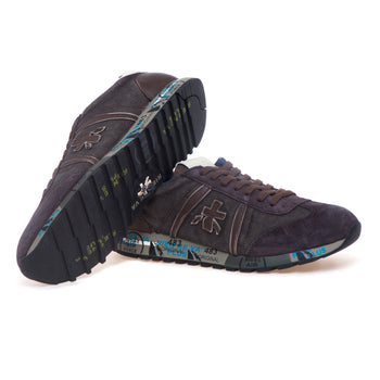 Sneaker Premiata Lucy in camoscio e tessuto - 4