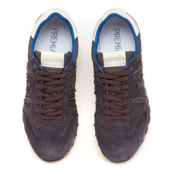 Sneaker Premiata Lucy in camoscio e tessuto - 5