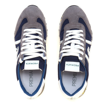 Sneaker Premiata Lucy in camoscio e tessuto - 5