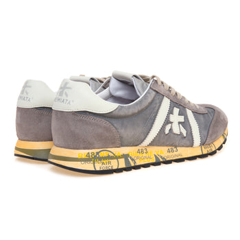 Sneaker Premiata Lucy in camoscio e tessuto - 3