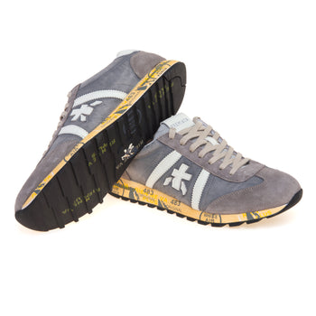Sneaker Premiata Lucy in camoscio e tessuto - 4