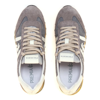 Sneaker Premiata Lucy in camoscio e tessuto - 5