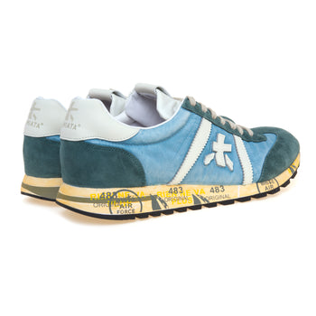 Sneaker Premiata Lucy in camoscio e tessuto - 3