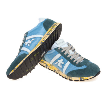 Sneaker Premiata Lucy in camoscio e tessuto - 4