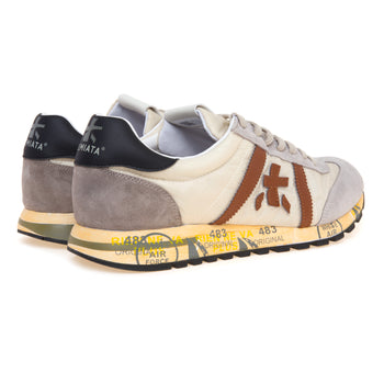 Sneaker Premiata Lucy in camoscio e tessuto - 3