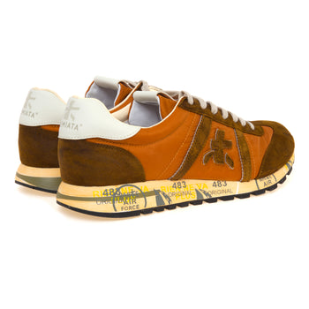 Sneaker Premiata Lucy in camoscio e tessuto - 3