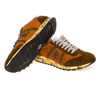 Sneaker Premiata Lucy in camoscio e tessuto - 4