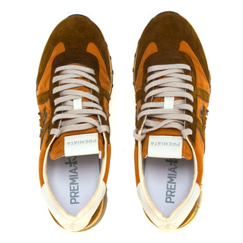 Sneaker Premiata Lucy in camoscio e tessuto - 5