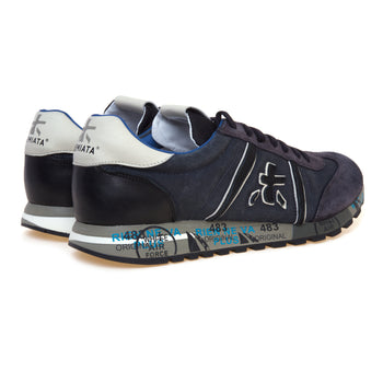 Sneaker Premiata Lucy in camoscio e tessuto lavato - 3