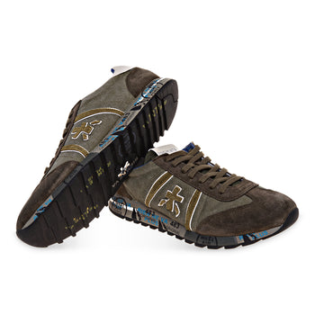 Sneaker Premiata Lucy in camoscio e tessuto lavato - 4