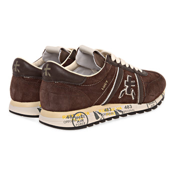 Sneaker Premiata Lucy 0.1 in camoscio stampa cocco e pelle - 3