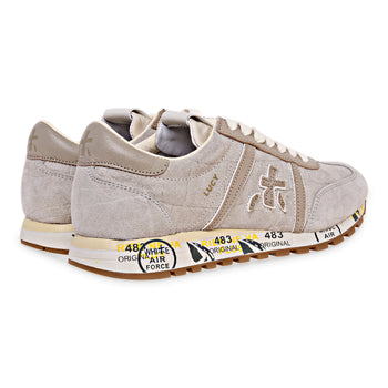Sneaker Premiata Lucy 0.1 in camoscio stampa cocco e pelle - 3