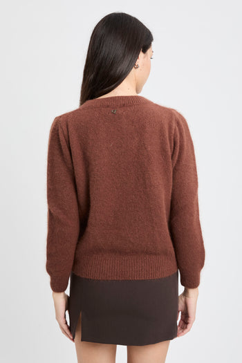 Pullover morbido a maniche lunghe Dixie in misto lana - 6