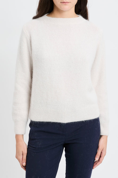 Pullover morbido a maniche lunghe Dixie in misto lana