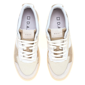 Sneaker D.A.T.E. Torneo con patch in canvas tono su tono - 5