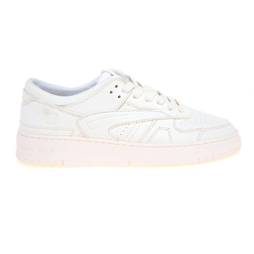 Sneaker D.A.T.E. Torneo con patch in canvas tono su tono  BIANCO