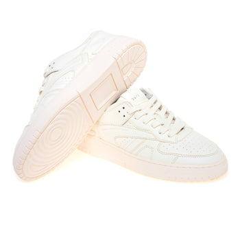 Sneaker D.A.T.E. Torneo con patch in canvas tono su tono  BIANCO - 4