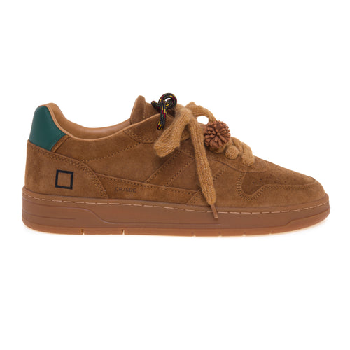 Sneaker D.A.T.E. Court 2.0 in camoscio tinta unita