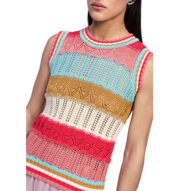 Top Dixie in cotone macramè - 3