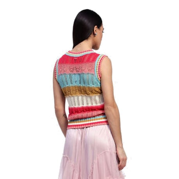 Top Dixie in cotone macramè - 4