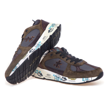 Sneaker Premiata Mase in camoscio e tessuto - 4