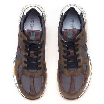 Sneaker Premiata Mase in camoscio e tessuto - 5