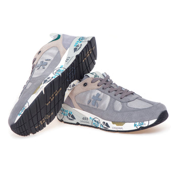 Sneaker Premiata Mase in nabuck e tessuto - 4