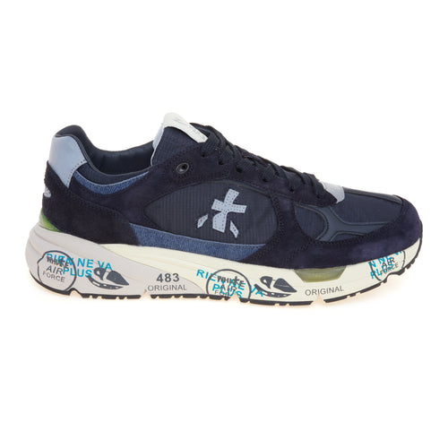 Sneaker Premiata Mase in camoscio e tessuto