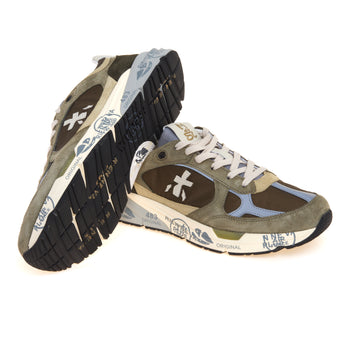 Sneaker Premiata Mase in camoscio e tessuto - 4