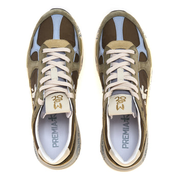 Sneaker Premiata Mase in camoscio e tessuto - 5