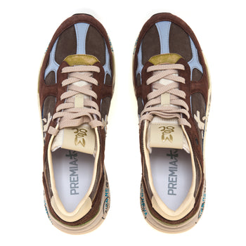 Sneaker Premiata Mase in camoscio e tessuto - 5