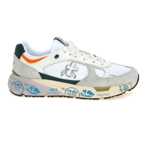 Sneaker Premiata Mase in camoscio e tessuto