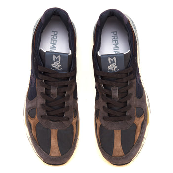 Sneaker Premiata Mase25 in camoscio e tessuto - 5