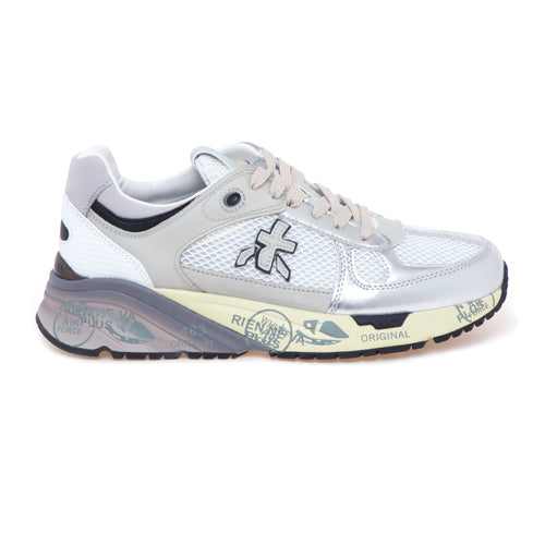 Sneaker Premiata Mase pelle laminata e tessuto