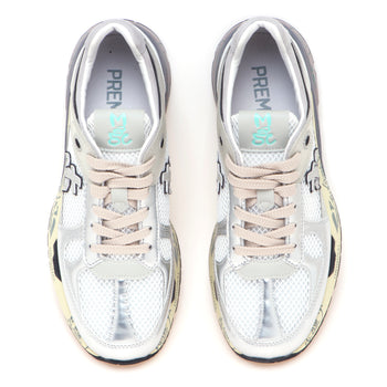 Sneaker Premiata Mase pelle laminata e tessuto - 5