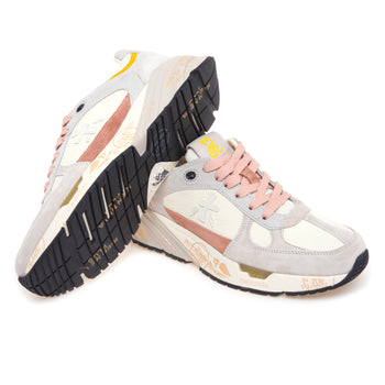 Sneaker Premiata Mase in camoscio e pelle - 4