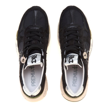 Sneaker Premiata Mase-d in camoscio e tessuto tecnico con inserto maculato - 5