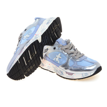 Sneaker Premiata Mase-d in pelle laminata e tessuto retinato - 4