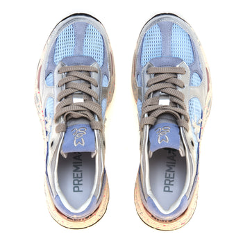 Sneaker Premiata Mase-d in pelle laminata e tessuto retinato - 5